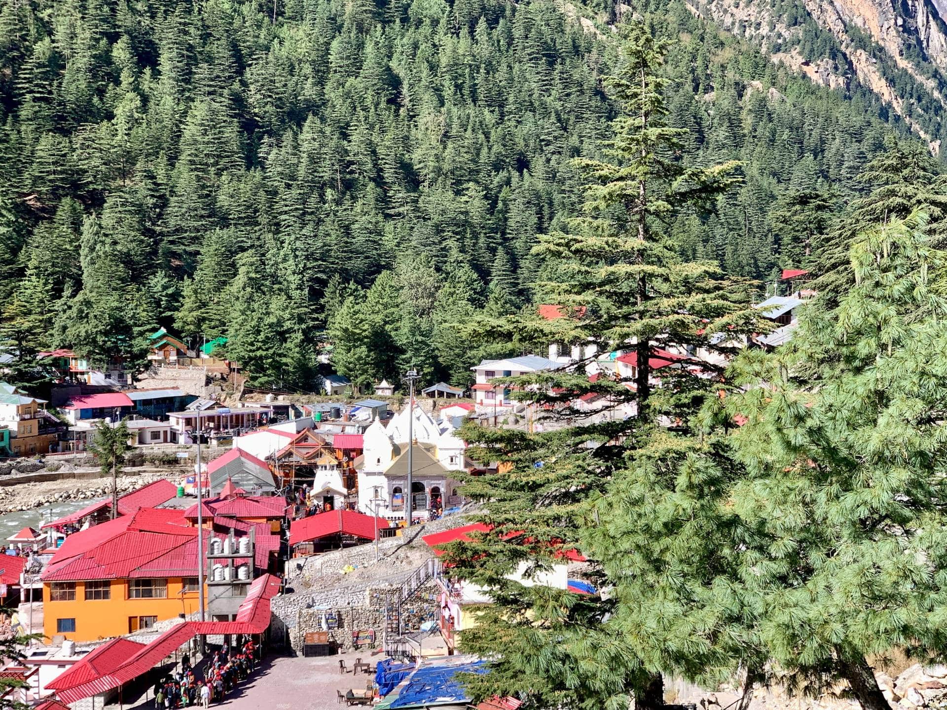 View of Gangotri Town