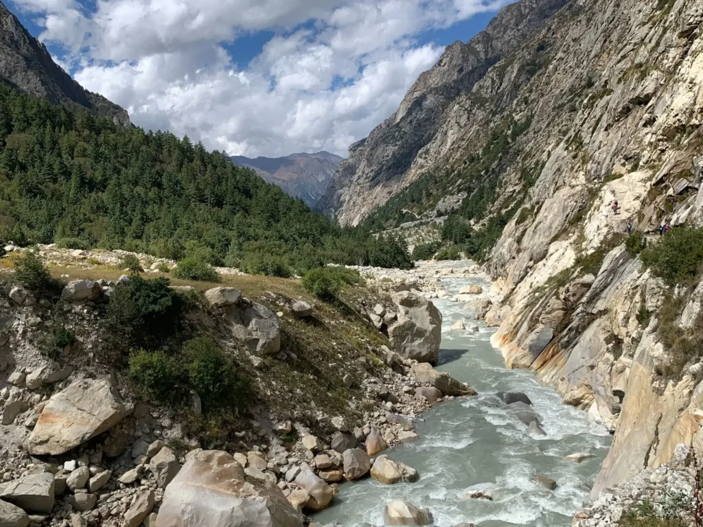 Uttarakhand National Parks "Glacial peaks and sacred rivers in Gangotri, a pristine Uttarakhand National Park"