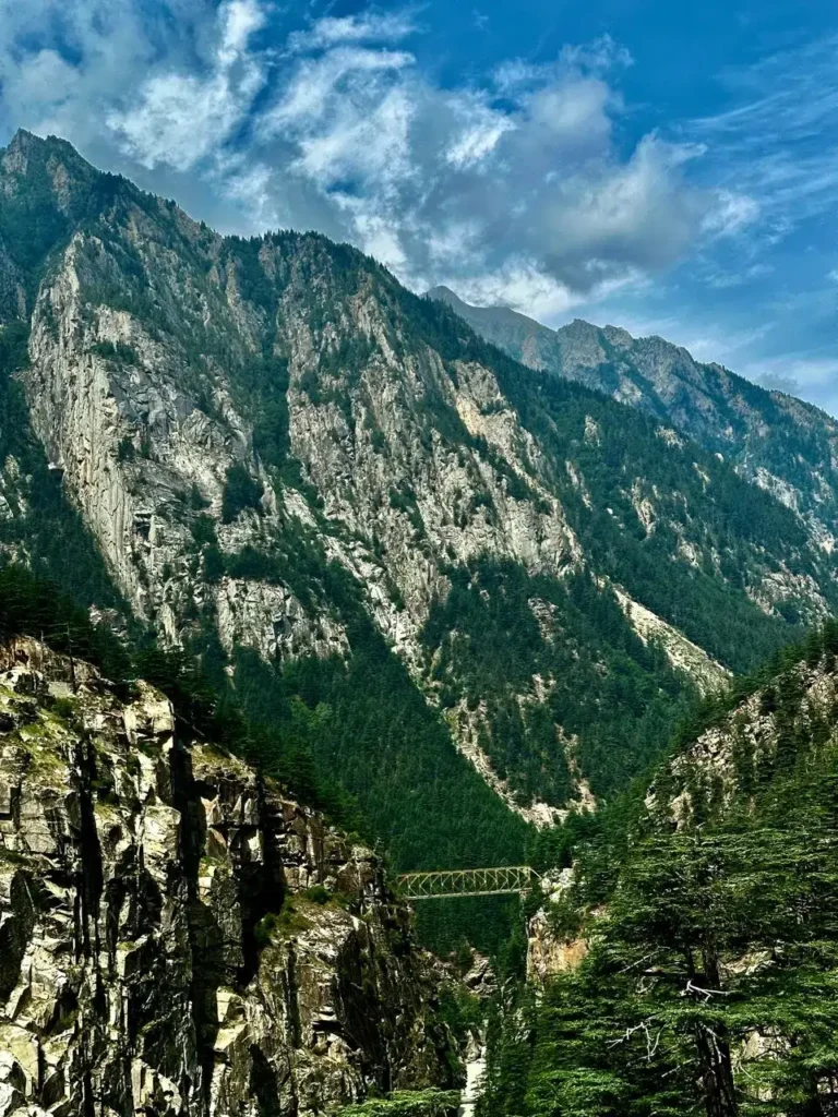 Lanka bridge from gartang gali