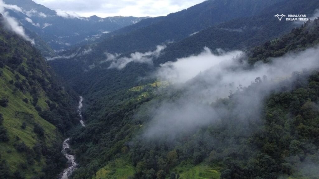 Ariel View of Gairi Campsite and nearby area