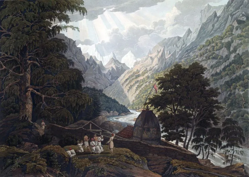 Gangotri in 1820