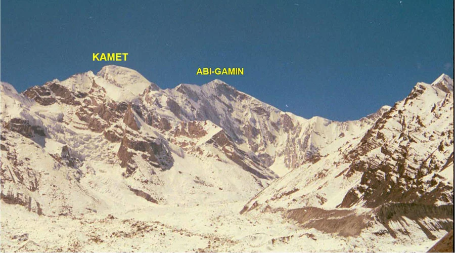 Kamet and Mount Abi Gamin