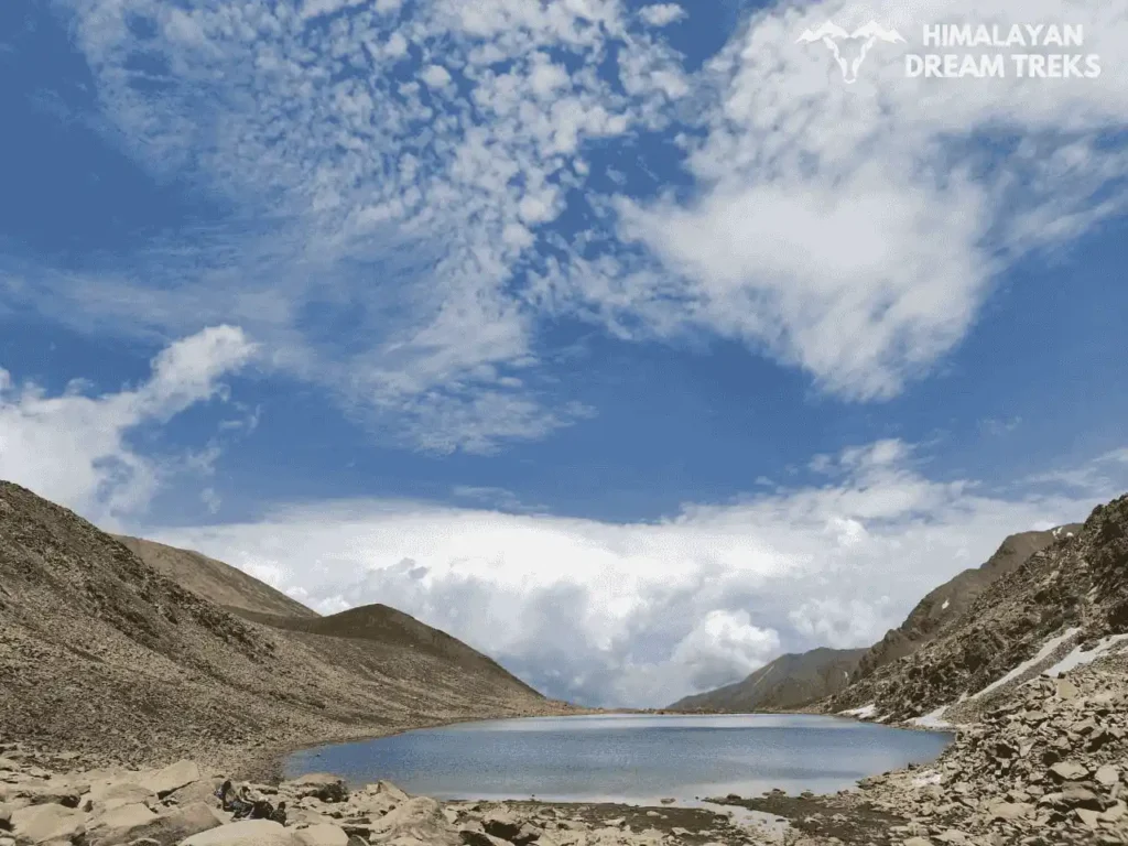 Nandan Sar Lake is in the Poonch district, we encounter the lake on the  6th day of Pir Panjal Trek in the Kashmir Himalayas.