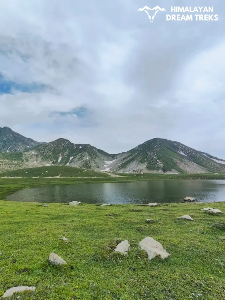 Neelsar Lake is the largest lake among the group of Seven Lakes of Pir Panjal in Kashmir, this is the first lake we encounter on the 4th day of Pir Panjal Trek