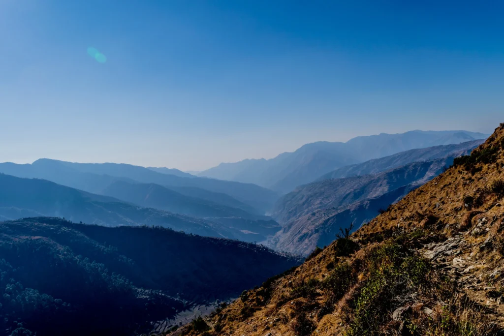 valley views from Phulara Ridge