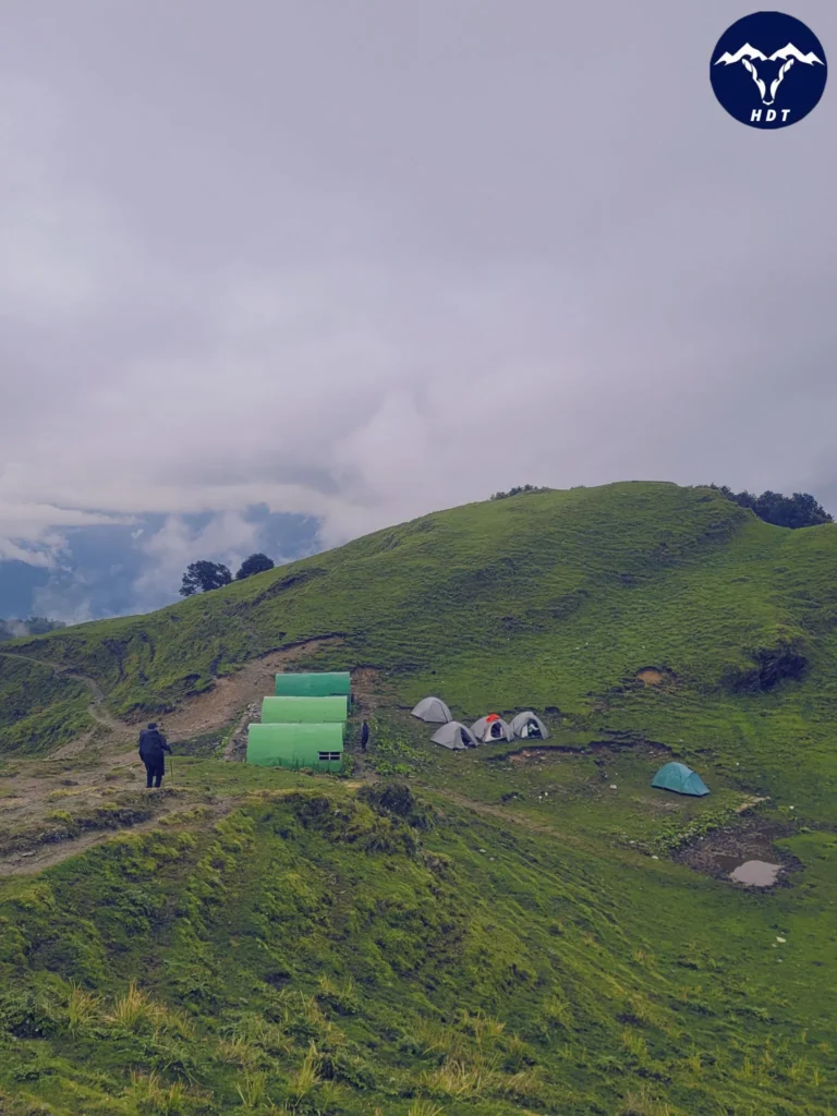 our campsite of Ali Bedni Bugyal Trek