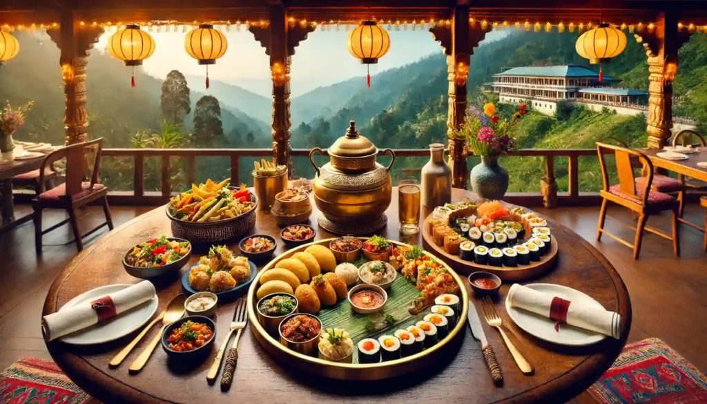 Mussoorie is known for blending traditional Garhwali food flavours with some international stuff.