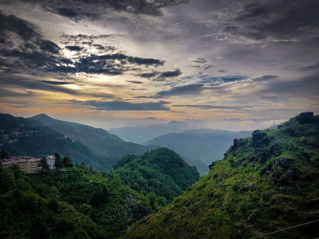 Sunset View from Lal Tibba in Mussoorie