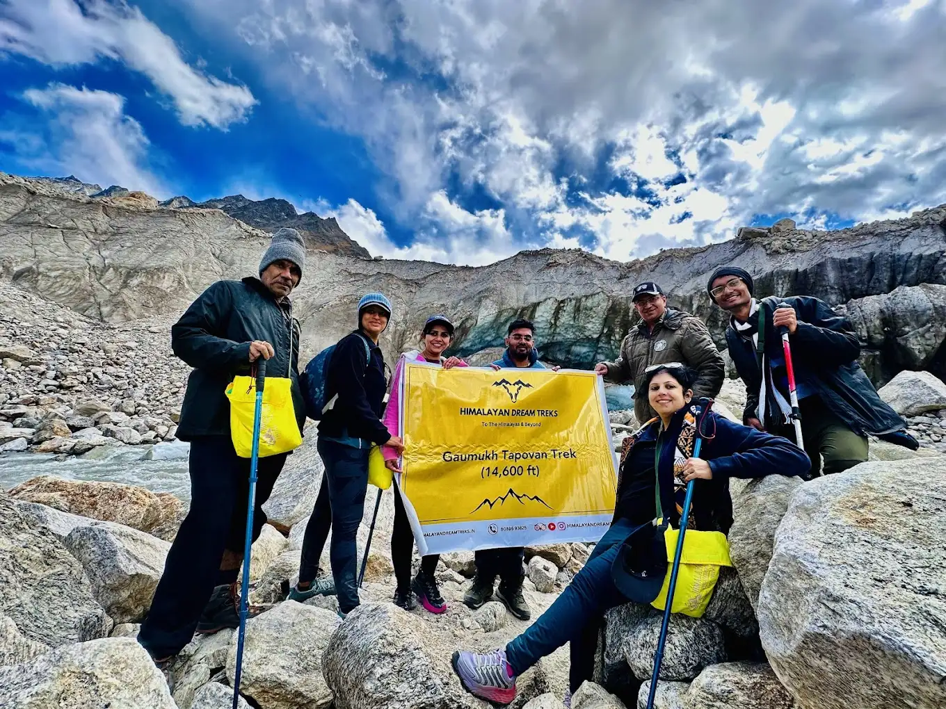 Group at Gaumukh
