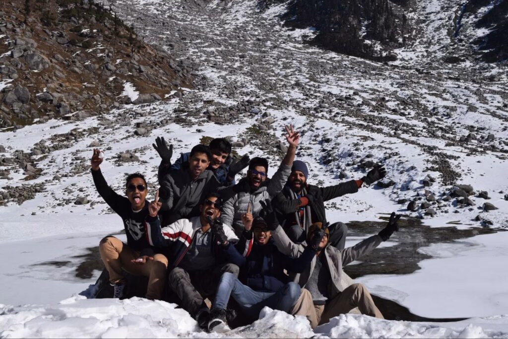 A group of travellers