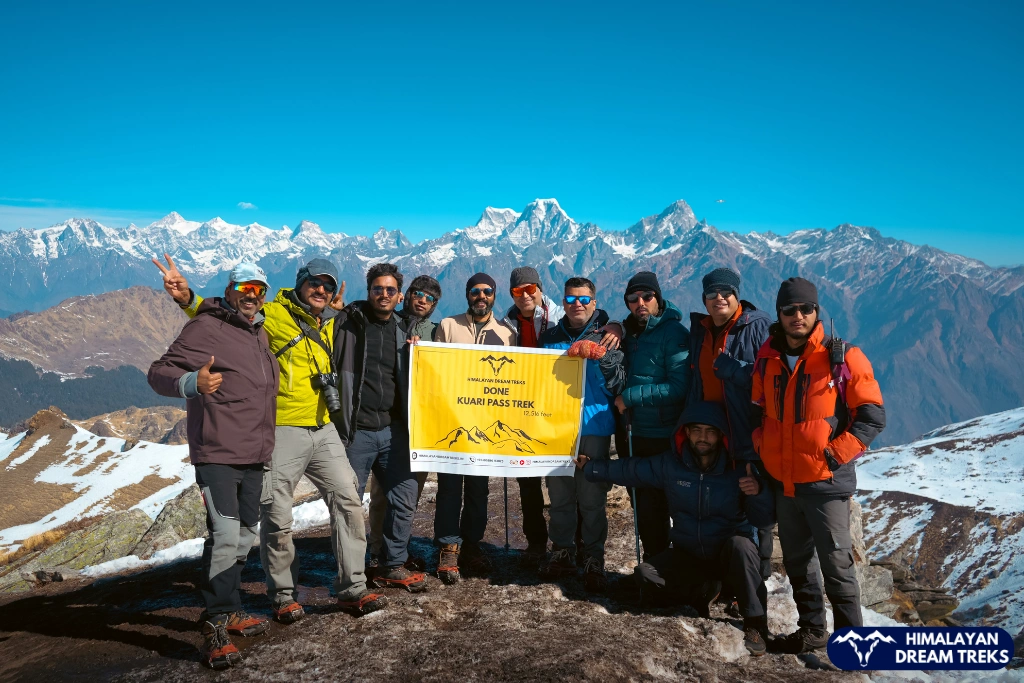 Our Group Successfully Completed the Kuari Pass Trek