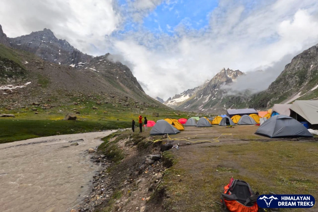 Campsite at Hampta Pass