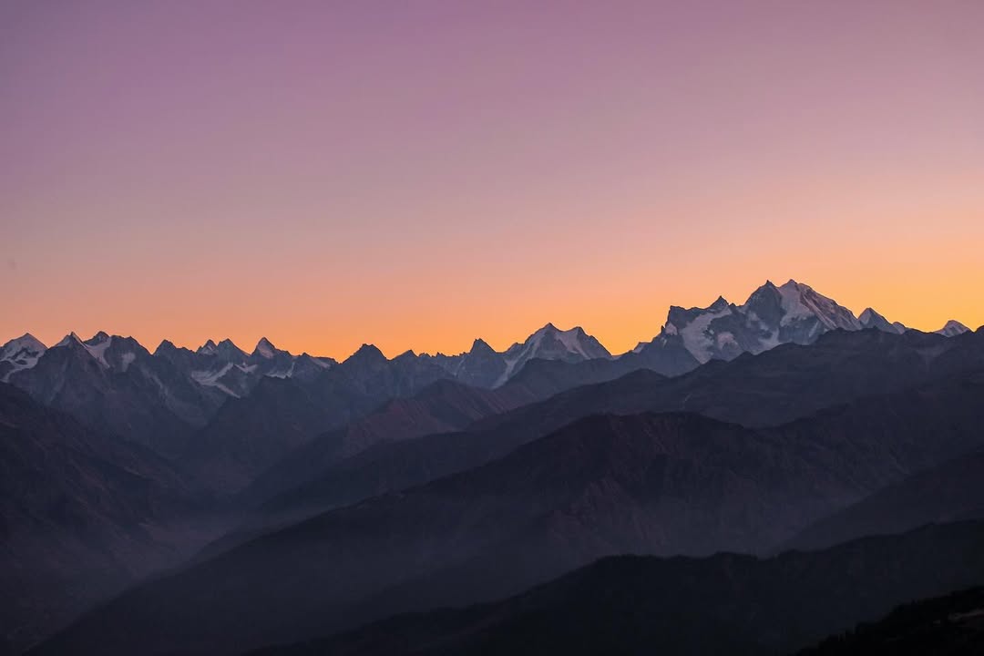 Swargarohini Peak seen from the Har Ki Dun Valley trail