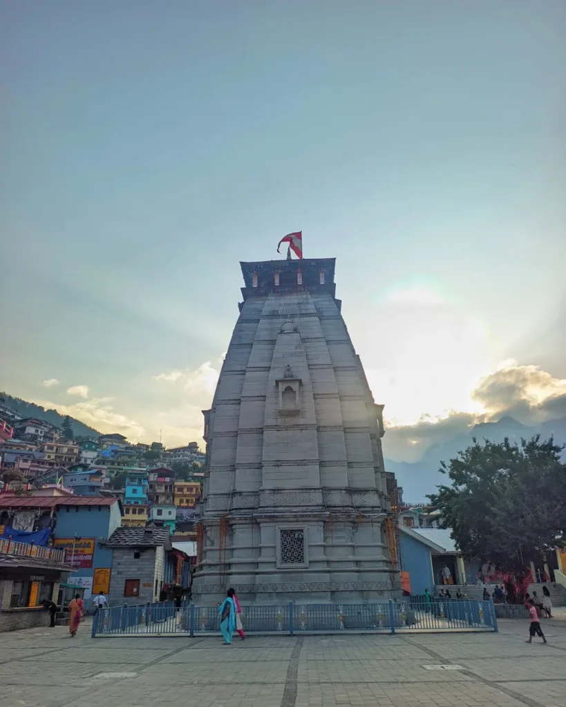 Narsingh Temple in Joshimath with traditional stone architecture