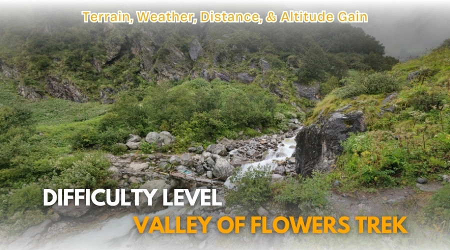 Valley of Flowers Trek Difficulty