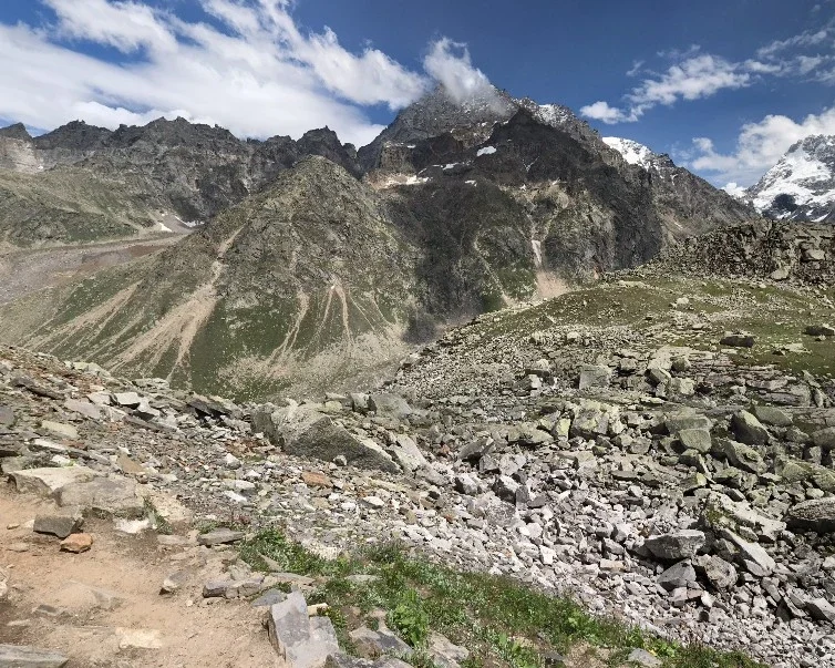 Lahaul side of Hampta Pass