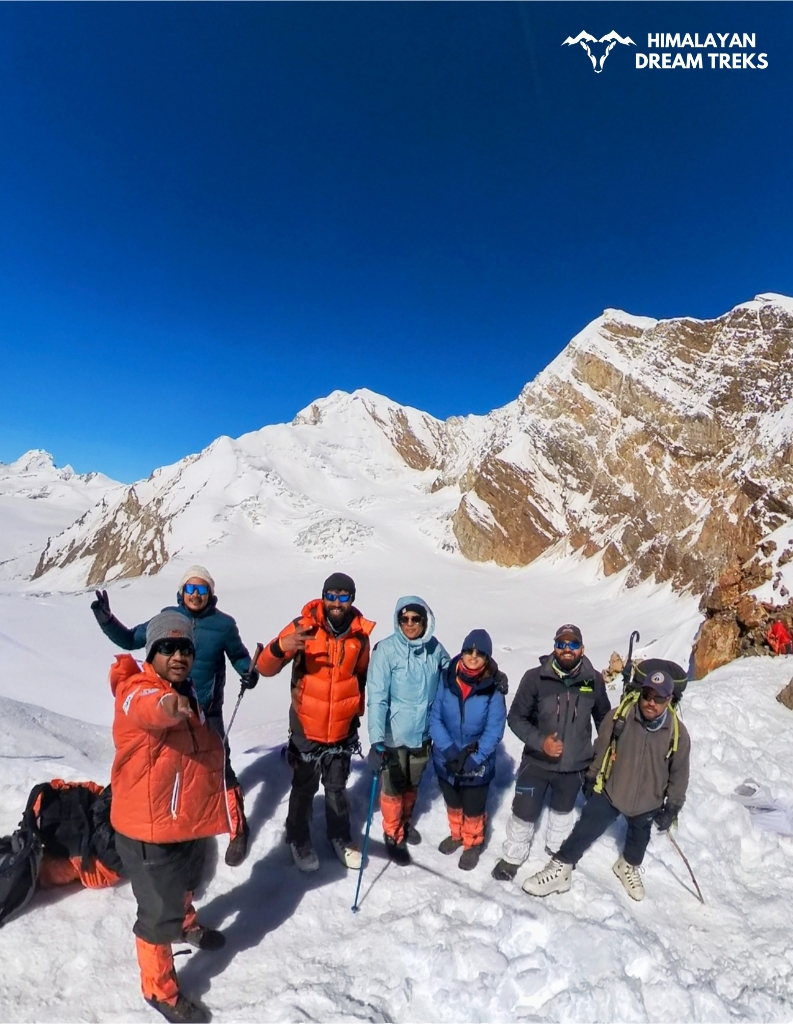 At the top of the Auden Col