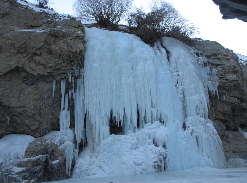 Frozen Waterfall at Nerak