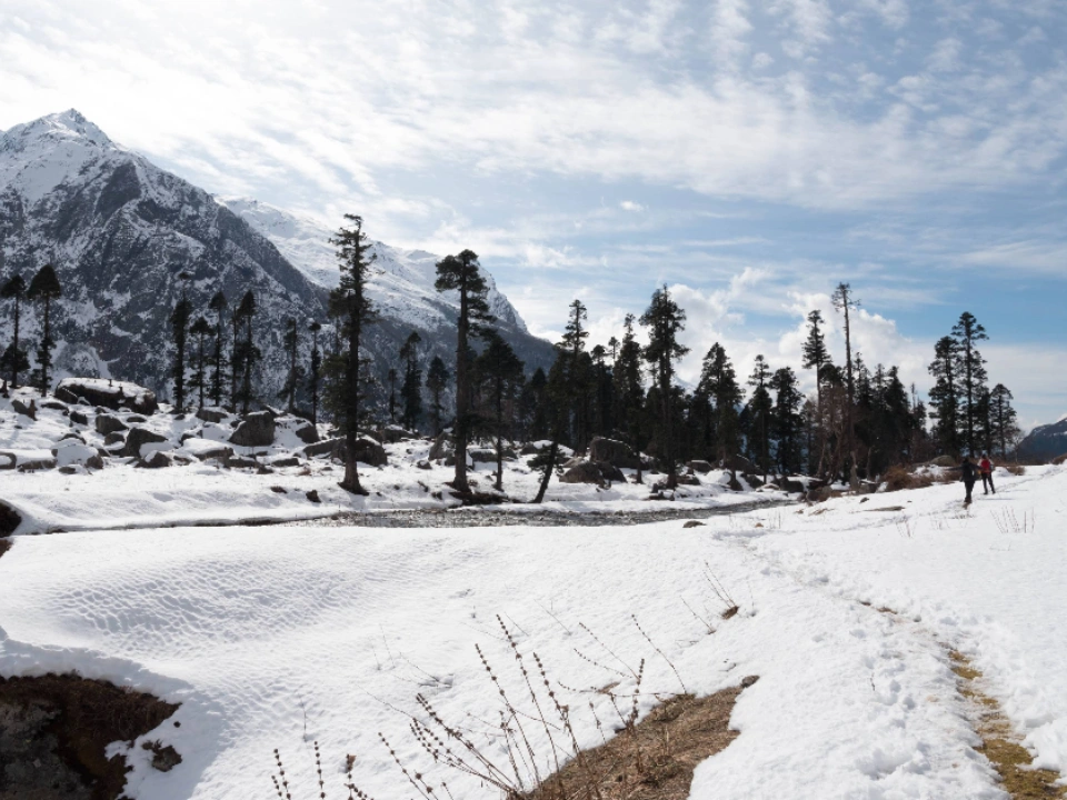 Har ki Dun Valley in Winter