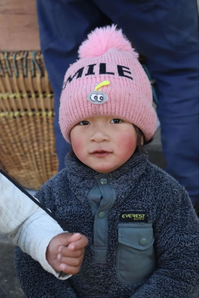 Kid at Lukla