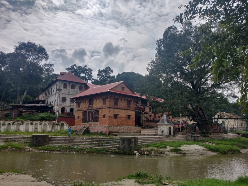 Historic Guhyeshwari Temple dedicated to Goddess Parvati in Nepal