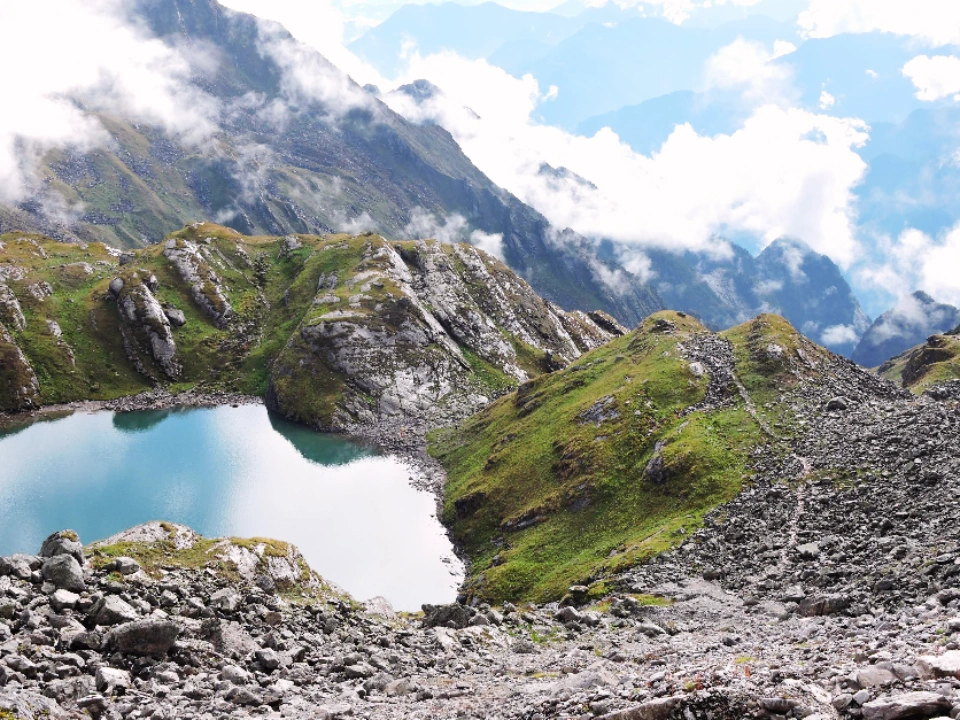 Kagbhusandi Lake in Autumn