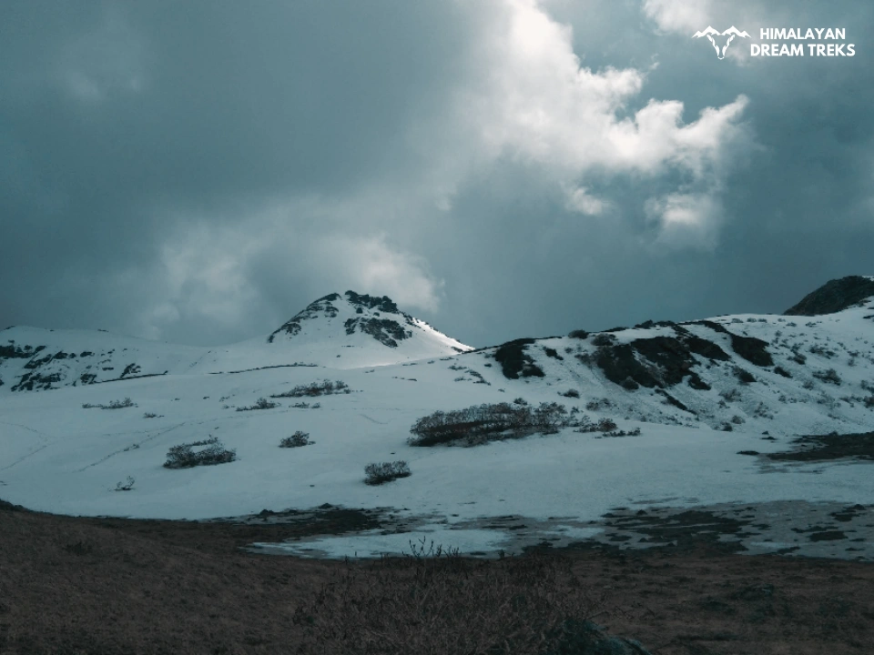 Summit with the Dark Cloud View
