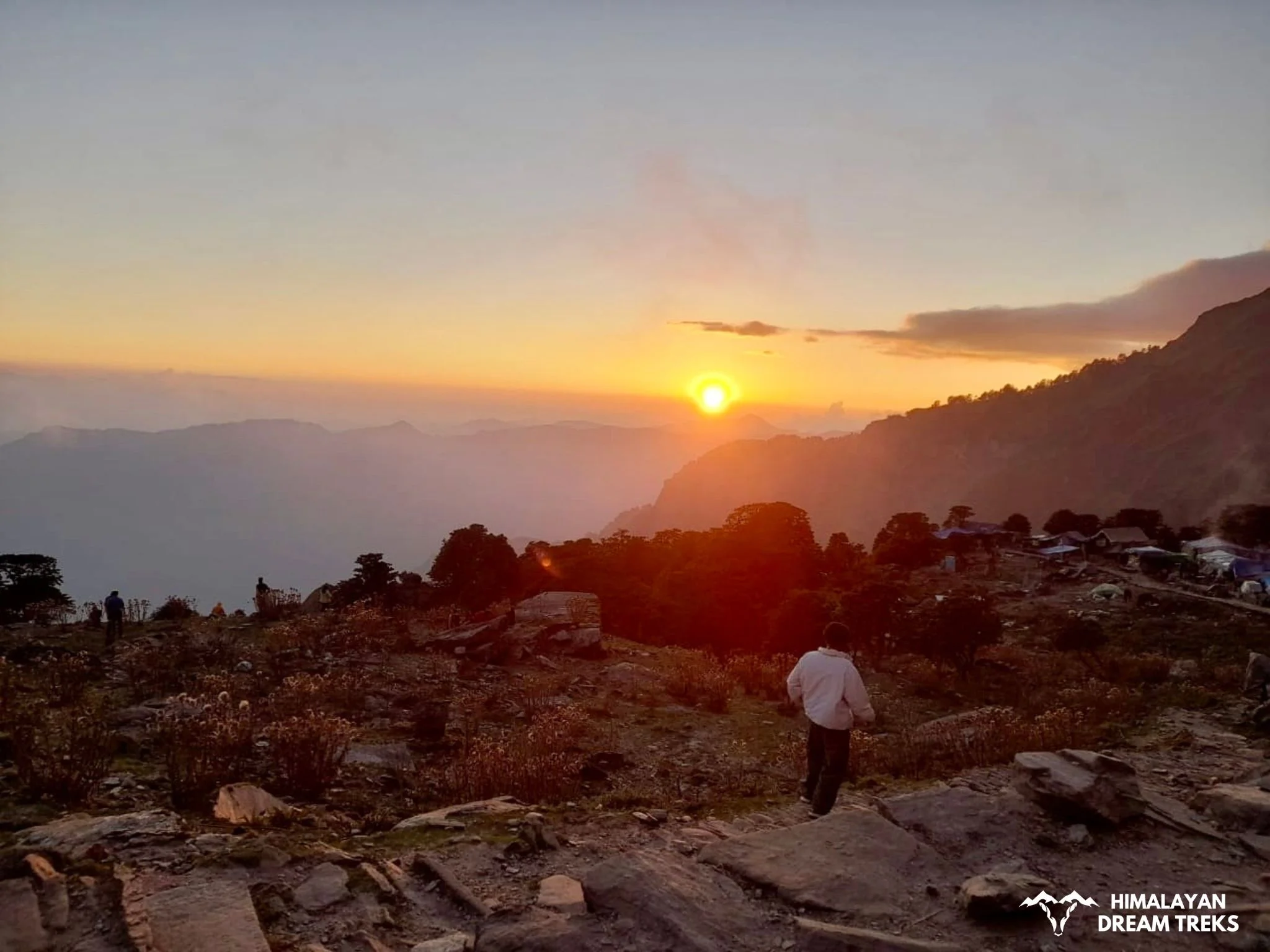 Sunset view from enroute Rudranath