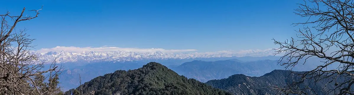Dhauladhar as seen from Nag Tibba
