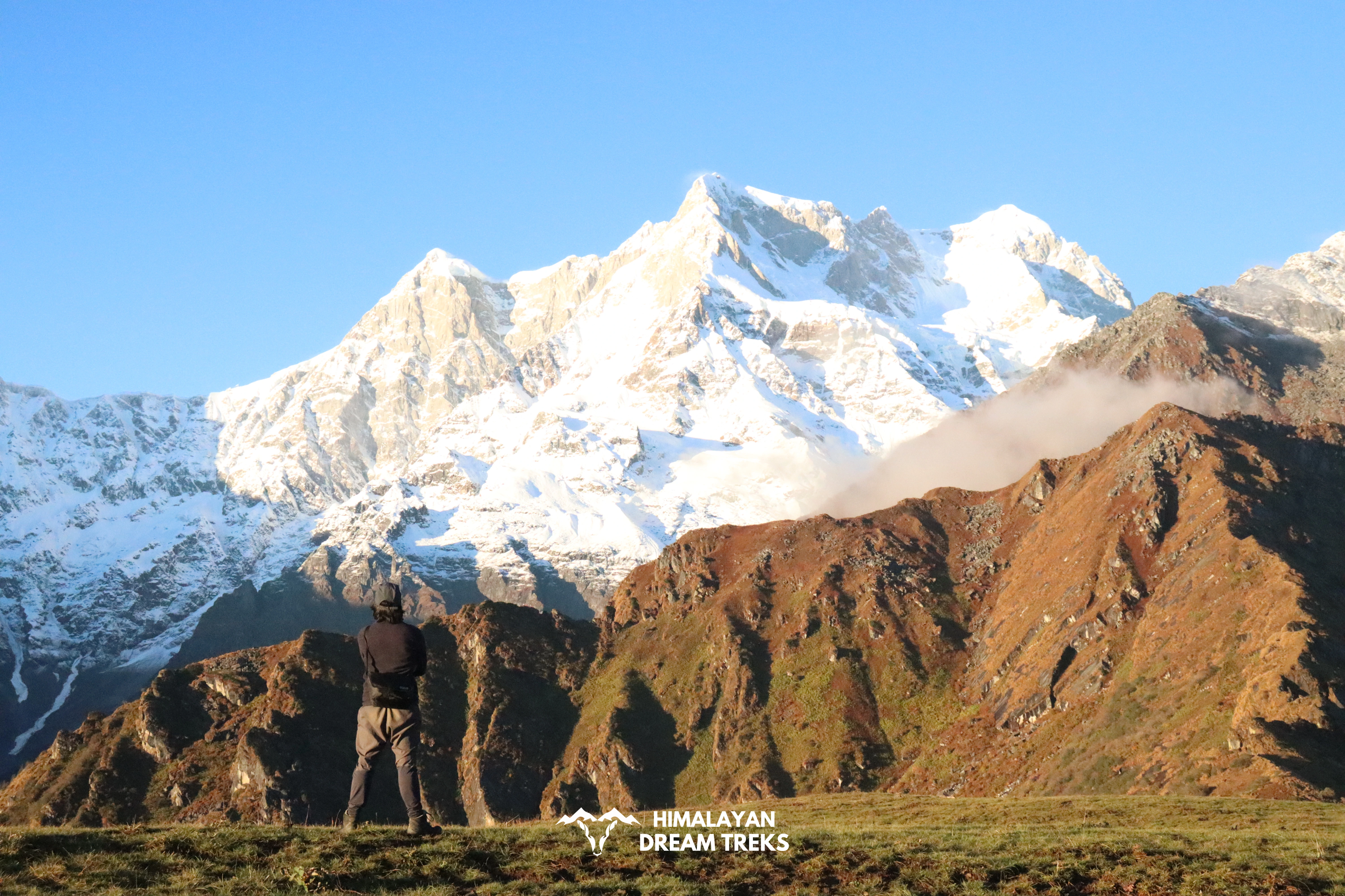Chaukhamba view from Budha Madhyamaheswar