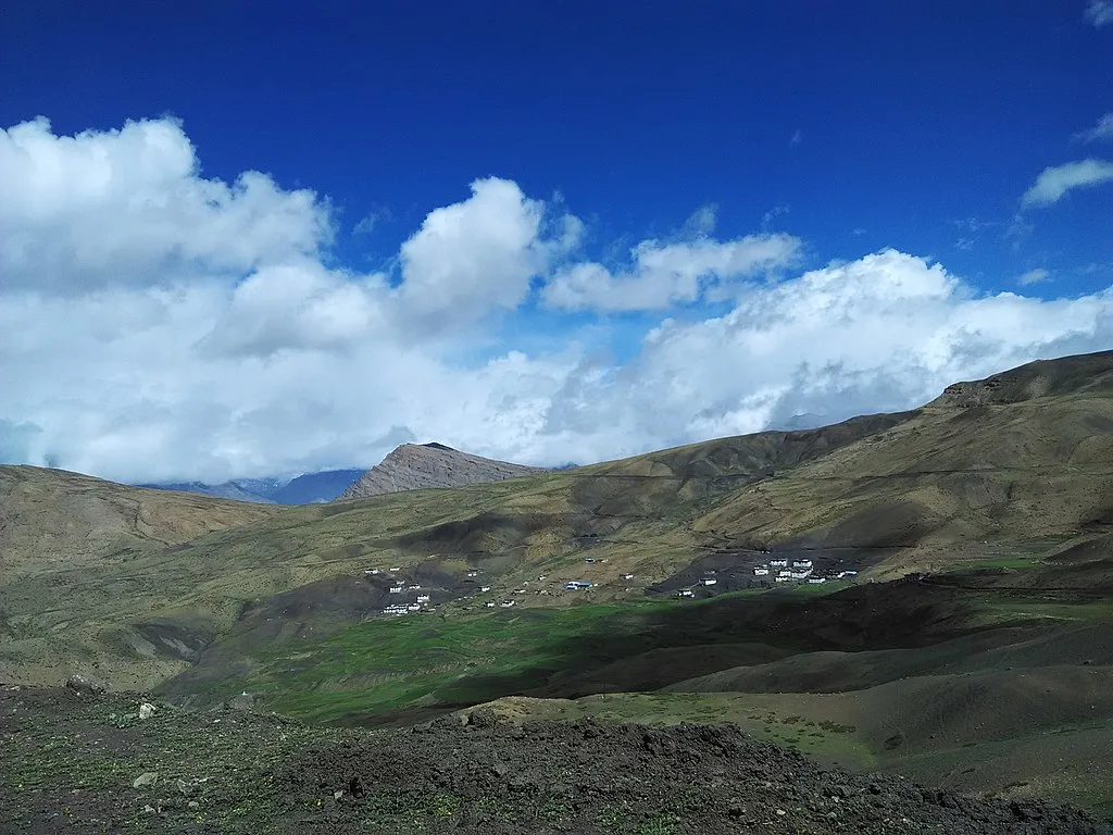 Hikkim Village in July month