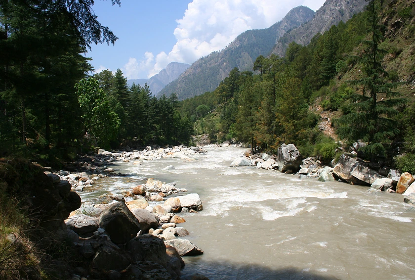 Parvati river at Kasol