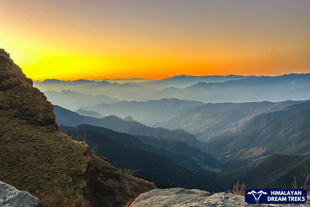 Perfect Sunset View from Chandrashila