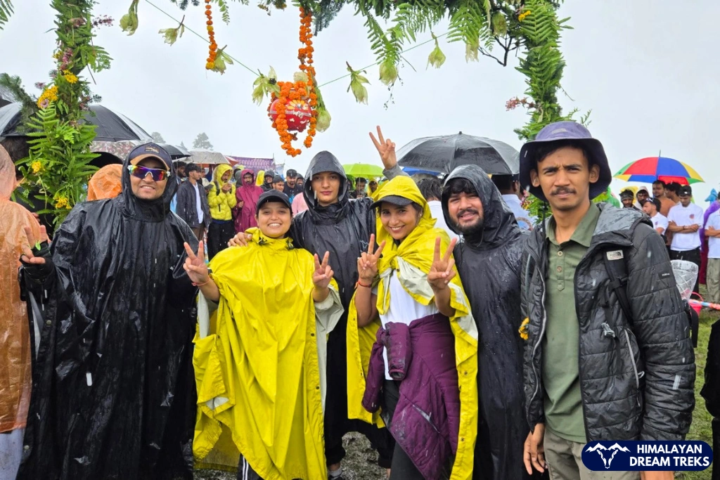 Our trekkers celebrate butter festival in Dayara Bugyal