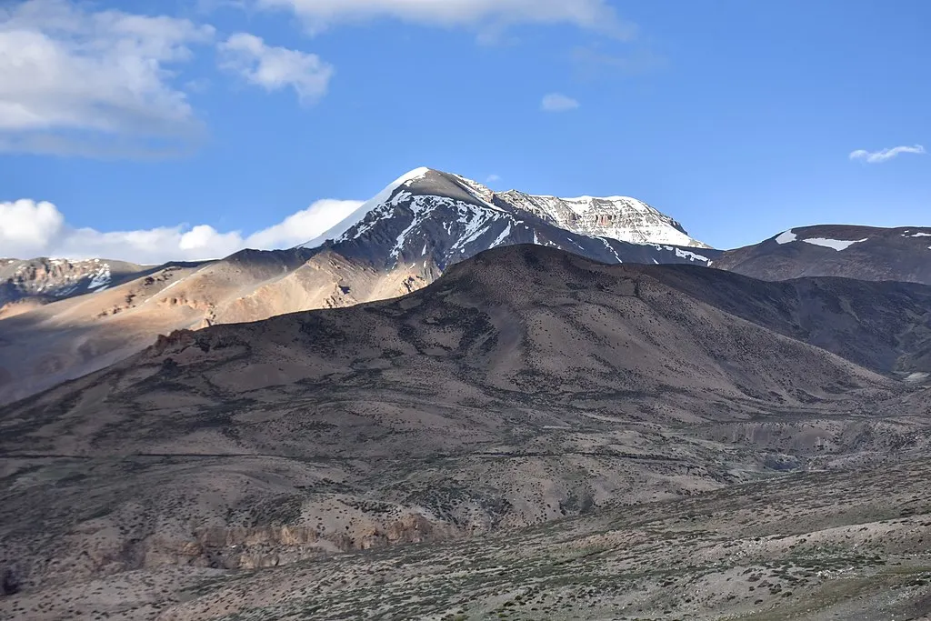 Kanamo Peak view from Kibber