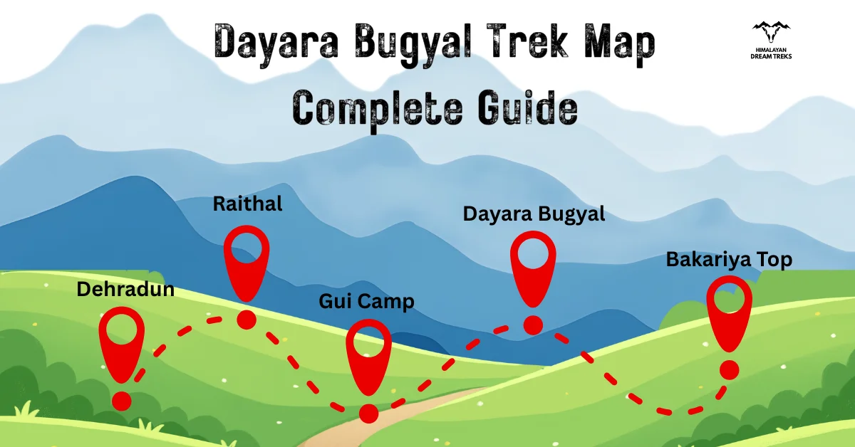 dayara bugyal trek map guide