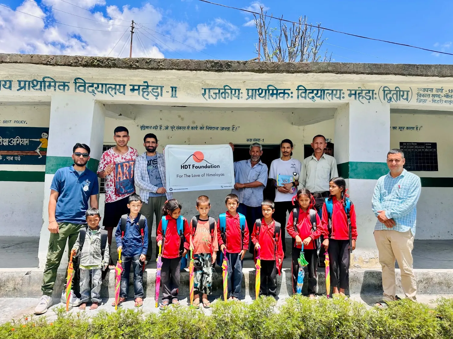 School Stationery Distribution, HDT foundation