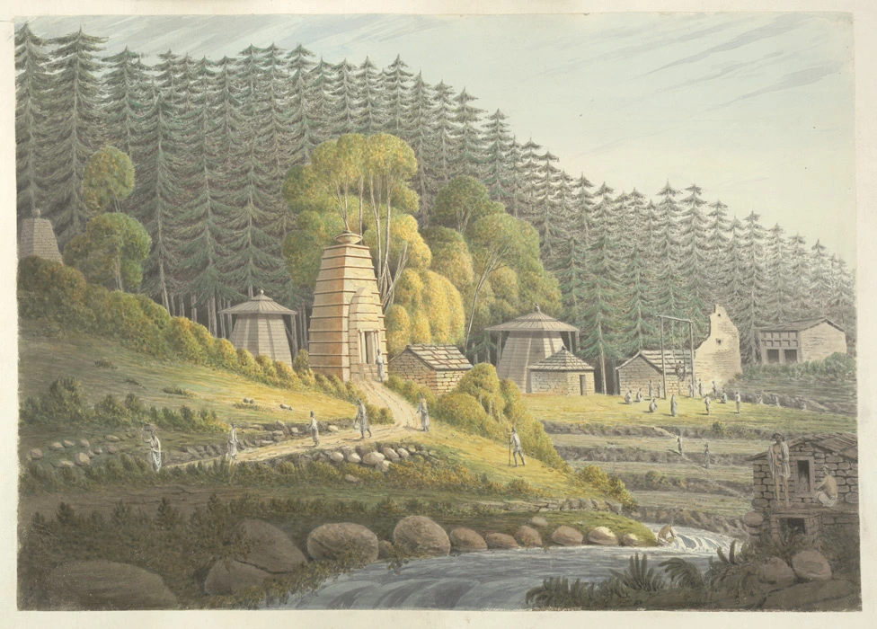 James Manson painting of Jageshwar