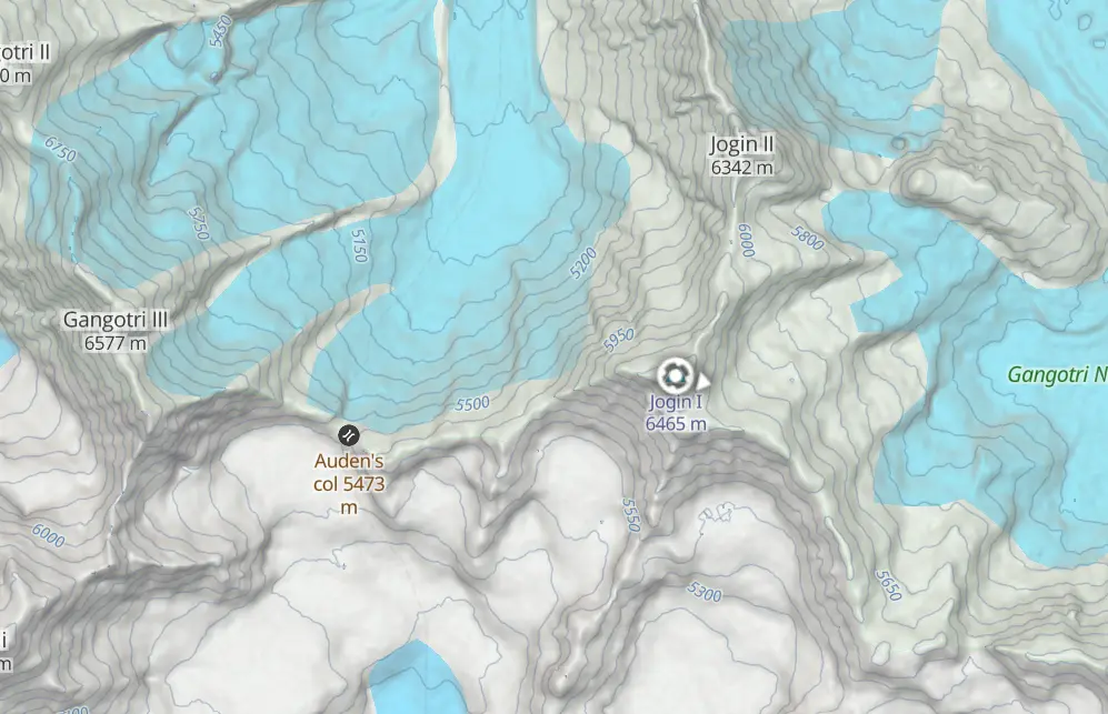 Jogin Peak Location