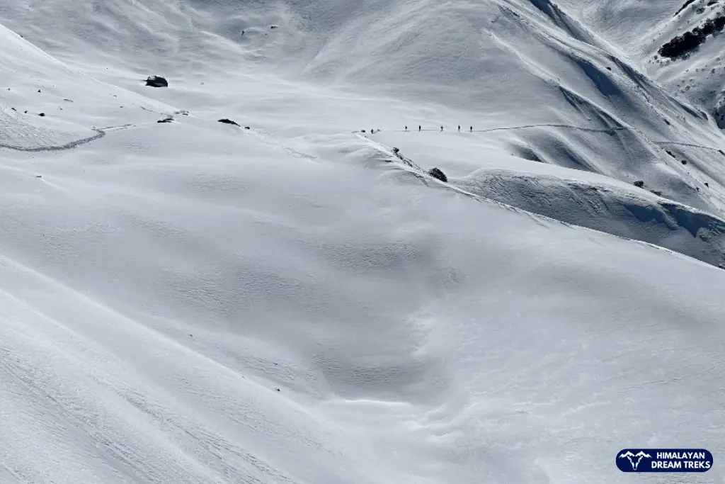 kuari pass covered in snow