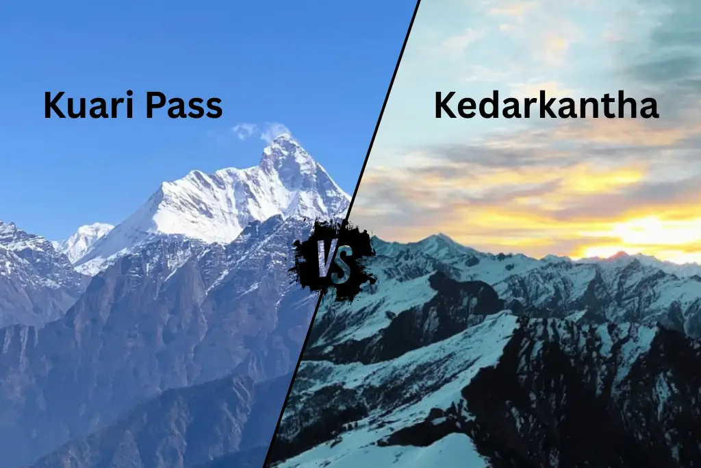 kuari pass vs kedarkantha trek