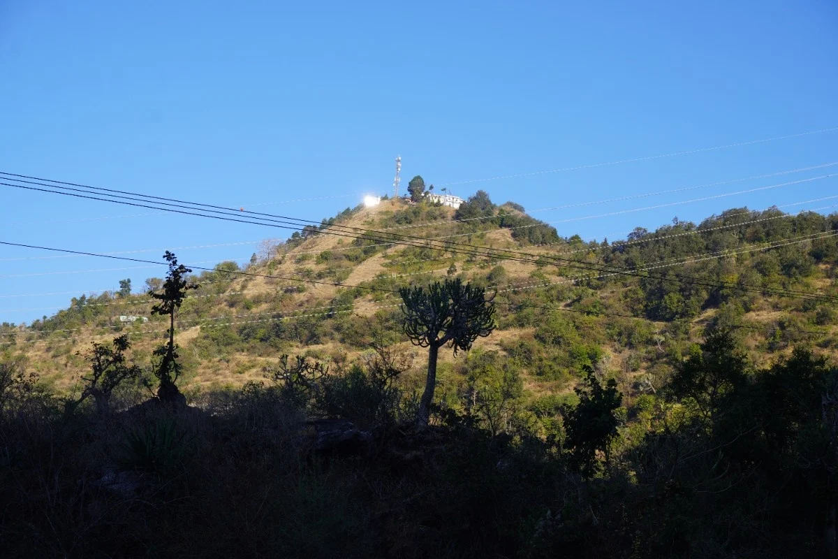Kunjapuri as seen from trail