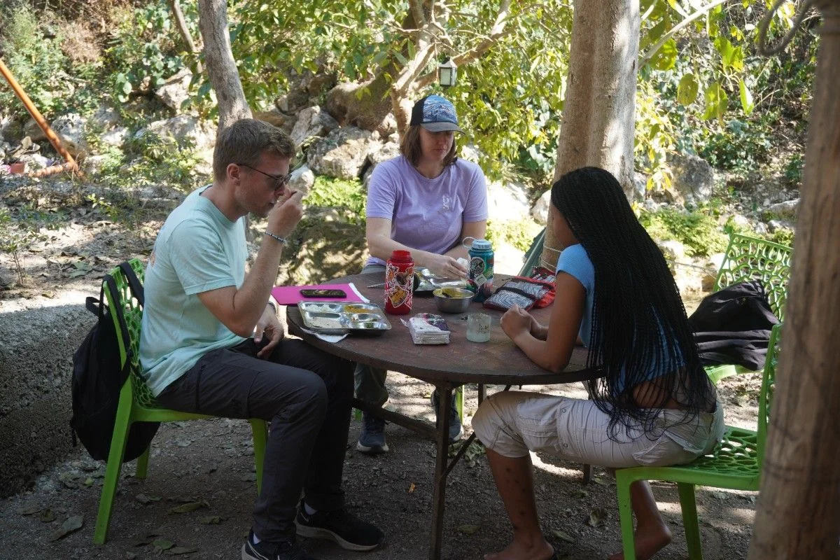 Rest stop on Kunjapuri Trek