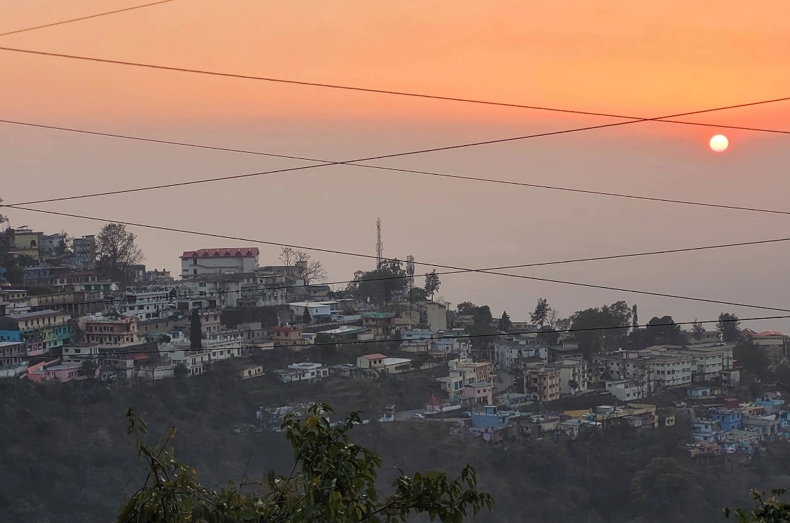 Sunset View from Narendra Nagar