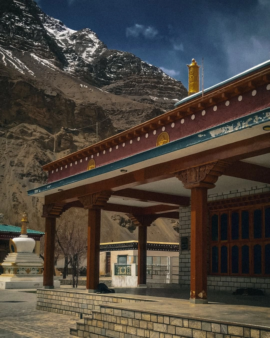 Tabo Village during autumn season